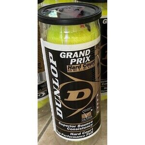 DUNLOP Balls Grand Prix Hard Court Tennis Balls Can of Ball NEW